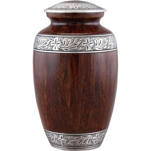 Compre urnas de cremación de calidad superior con urnas de cremación de diseño único hechas de madera maciza para usos funerarios del exportador indio - Product Image 5