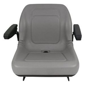 Asiento Trasero Alto con Reposabrazos para Tractor Cortacésped Compacto New Holland Case IH Agco - Product Image 5
