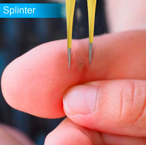 Pinzas para cejas de acero inoxidable amarillo de etiqueta privada de alta calidad con punta de volumen puntiaguda Belleza y herramientas - Product Image 5