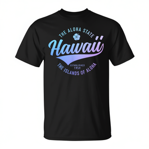 T-Shirt Promozionale Vintage Souvenir dell'Alola State, Hawaii - Product Image 2