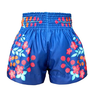 Pantalones cortos de boxeo MMA con diseño de logotipo personalizado de alta calidad, ropa de entrenamiento deportivo de calidad para artes marciales, Muay Thai y Kick Boxing - Product Image 5