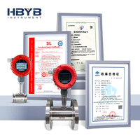 Medidor de Flujo de Turbina Líquida Inteligente con Pantalla LCD Especial de Baja Viscosidad para Agua Limpia, Aceite y Bebidas