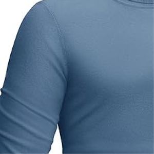 Pulls d'hiver Slim Fit de haute qualité pour hommes anti-rides avec logo à col rond avant couleurs unies-tous fabriqués à partir de polyester - Product Image 3