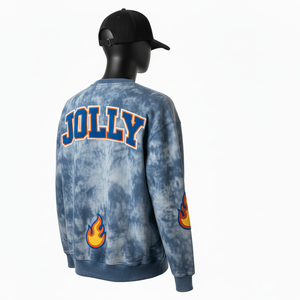 Sudadera para Mujer, Resistente al Desgaste, 320 GSM, Felpa de Algodón Grueso, Azul Vintage, Lavado Ácido, Corte Holgado, Logotipo Personalizado, Sudaderas Básicas para Mujer - Product Image 5