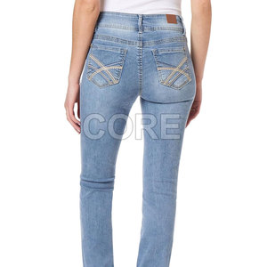 Nueva llegada cómodo ajuste Casual desgaste de las mujeres Slim Fit Jeans Pantalones de calidad superior último diseño de las mujeres Slim Fit Jeans Pantalones - Product Image 5