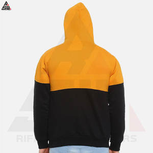 Haute qualité 100% coton grande taille hiver Streetwear sweats à capuche vêtements solides basiques polaire respirant avec Logo personnalisé homme sweats à capuche - Product Image 5