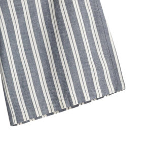 Shorts rayés 100 % coton, taille mi-haute, séchage rapide, respirants, en toile tricotée, avec cordon de serrage, décontractés, service OEM disponible - Product Image 4