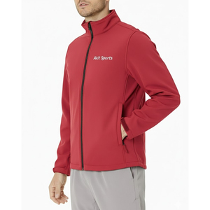 Veste Softshell pour homme sur mesure, devant droit, coupe-vent, séchage rapide, respirante, haute qualité, quantité en gros, best-seller, design unique - Product Image 3