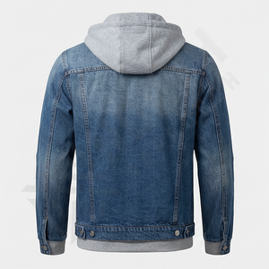 Veste en jean décontractée pour homme 2025, coupe ample, style unique, lavée, très vendue, de haute qualité, pour la mode masculine - Product Image 2