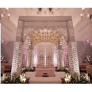 Espejo asequible Mandap Decor para Bodas de EE. UU. Espejo fabuloso Mandap para boda asiática Precioso espejo de boda hindú Mandap UK - Product Image 1
