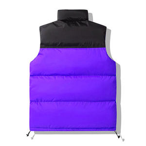 Chaleco Acolchado con Logotipo Personalizado de Alta Calidad, con Bolsillos de Burbuja, Servicio OEM, Color Naranja Moderno para Uso Casual en Invierno - Product Image 5