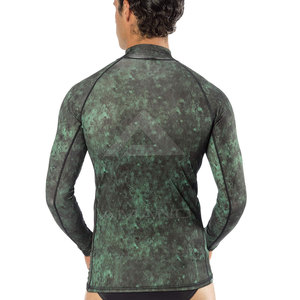 Ropa de Entrenamiento, Camiseta Deportiva Ajustada para Hombre, Transpirable, de Secado Rápido, Manga Larga, Spandex/Poliéster, Alta Calidad, AMANO SPORTS AS-RG-08 - Product Image 3