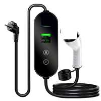 Chargeur EV portable HUANLIANDA série PR 3,5 kW, connecteur GB/T 16A, câble de 5 m, IP55, écran LCD couleur, 80-265 V, EVSE domestique, plug-and-play