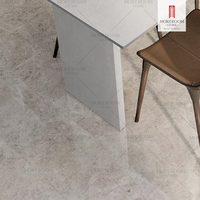 Grande taille 1600x3200 12mm Pierre frittée grise mate crème pour mur de chambre à coucher et salon Antidérapant Résistant aux acides
