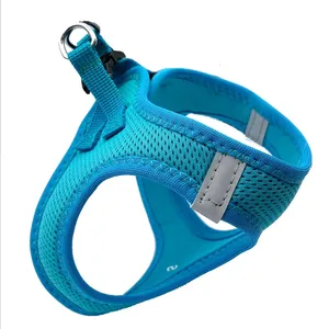 OEM personnalisable polyester maille rembourré harnais pour chien laisse réfléchissante pour animaux de compagnie vente en gros de harnais personnalisé - Product Image 3