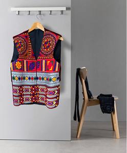 Chaleco afgano clásico para hombre en algodón suave estilo étnico tradicional con bordado simple para uso informal y formal - Product Image 4