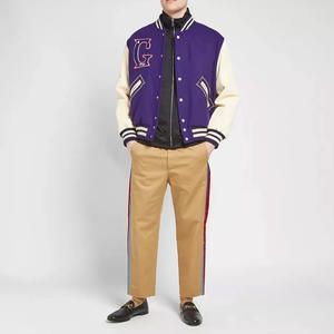 Meilleure vente Vestes d'hiver de baseball lourds Veste Letterman brodée personnalisée Blouson bombardier mode pour hommes - Product Image 4