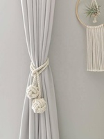 Attache Rideau Macramé Feuille Bohème Décoration Minimaliste Retenues de Fenêtre Modernes Liens Uniques Décoratifs pour la Maison