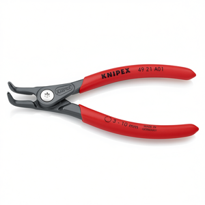 คีมตัดวงแหวน Knipex Precision สีเทาเคลือบอะทราเมนต์ สำหรับวงแหวนภายนอกบนแกน - Product Image 3