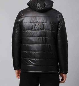 Offres Spéciales vente en gros utilitaire couleur noire veste imperméable pour hommes coupe-vent chaud hommes doudounes veste bouffante - Product Image 5