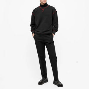 Ensemble de sweatshirts à capuche unisexe en coton mélangé Nouveau logo personnalisé Impression numérique quantité minimale de commande teint en couleur unie 2 pièces pour l'hiver - Product Image 3