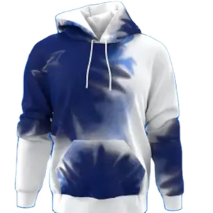Vente en gros de sweat-shirts à capuche en nylon/coton à motif uni pour l'hiver, pour hommes, surdimensionnés, confortables, en tissu polaire doux, respirant, coupe-vent, 220g - Product Image 1