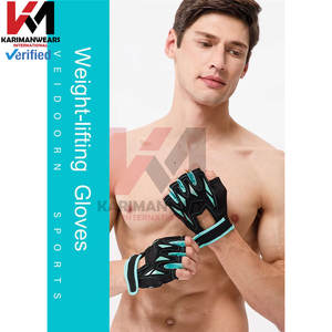Breathable Anti-Slip Half <b>Finger</b> Weight Lifting Gloves Men Women Workout Fitness Training Gym Gloves with Wrist <b>Support</b> - Product Image 6