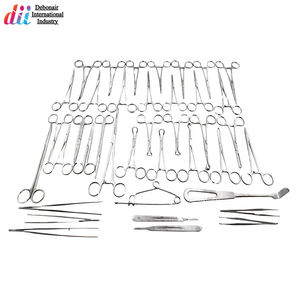 Debonairii 74 pièces ensemble d'instruments chirurgicaux médicaux de haute qualité outils de hernie d'appendicectomie en acier inoxydable Source d'alimentation manuelle - Product Image 3