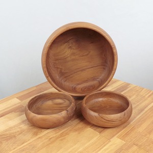 Ensemble de bols à smoothie en bois, best-seller, meilleur prix, vaisselle solide, bols de cuisine, vente en gros d'usine - Product Image 2