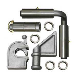 Kit porte arrière pivotant latéral 40mm avec loquet et <span class=keywords><strong>goupille</strong></span> de 50mm pour remorques et camions - Product Image 1