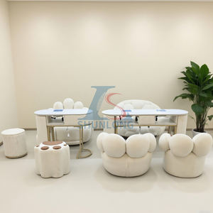 SHULONG, muebles de salón de uñas, sillas de manicura de Metal, <span class=keywords><strong>mesas</strong></span> de manicura, venta al por mayor, mesa de uñas <span class=keywords><strong>para</strong></span> salón de belleza - Product Image 4