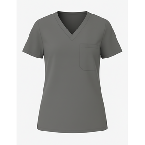 ชุดยูนิฟอร์มคอตตอนสแปนเด็กซ์แขนสั้นสำหรับผู้หญิงชุดยูนิฟอร์มคอวีแบบสครับแขนสั้น - Product Image 1