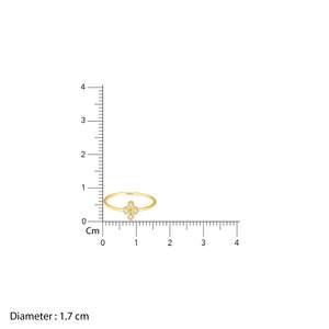 Bague en grappe de diamants plaqué or rose pour quatuor géométrique incrustation sans ternissure avec style d'éternité hip-hop à la mode - Product Image 5