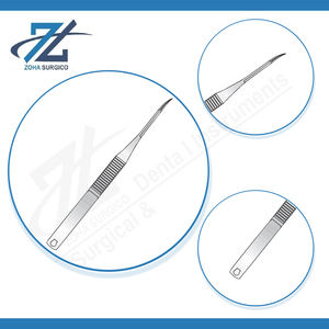 Ciseaux Westcott manuels de haute qualité, 120 mm, courbés, à bout arrondi, en acier chirurgical inoxydable, réutilisables, certifiés CE, pour chirurgie générale - Product Image 4