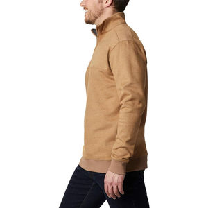 Sweat-shirts à demi-zip pour hommes en gros, meilleure qualité, séchage rapide, style streetwear, design de couleur personnalisé, technique de broderie, prix bas - Product Image 4