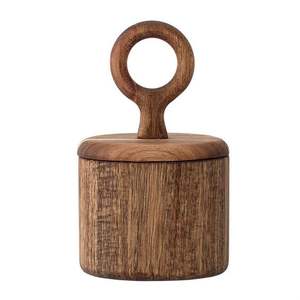 Olla de madera de mango para servir con tapa para accesorios de cocina de gran venta - Product Image 5