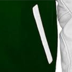 <b>Men</b>’s Classic green and <b>white</b> Varsity <b>Jacket</b> Authentic Athletic Letterman with Contrast <b>White</b> Leather Look Sleeves - Product Image 4