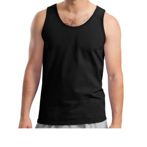 Vente en gros Gilet solide 100% coton côtelé sans manches pour hommes Débardeur de fitness pour hommes Chemise de gym d'entraînement Impression numérique de BD - Product Image 6