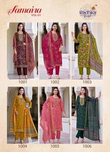 Premium Vaticano Foil Impreso Salwar Kameez Venta al por mayor Indian & Pakistani Party Wear Kurti Pant con Dupatta - Product Image 6