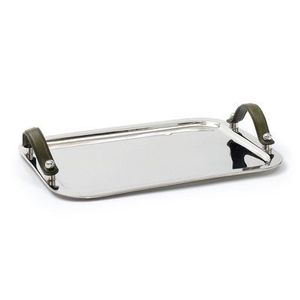 ถาดเสิร์ฟขนมสแตนเลสสตีลสีเงินสำหรับใช้ในโรงแรม - Product Image 5