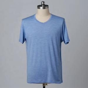 OEM Cotton/<b>Polyester</b>/Spandex V-Neck Breathable Eco-Friendly Stain Resistance Quick-drying Soft Base Layer Workout Custom <b>T</b>-<b>Shirt</b> - Product Image 1