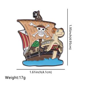 थोक प्यारा कार्टून एनीमे सोना काला निकल नरम एनमेल पिन कपड़े के साथ कस्टम बैज लैपल पिन - Product Image 2