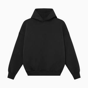 Haute Popularité Hommes Casual Hoodies en Couleur Noire Plus La Taille Pull Confortable Logo Personnalisé Tissu Tissé Article En Vrac Populaire - Product Image 4