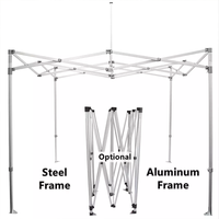 Auvent d'événement pliable 3x3 promotionnel, impression personnalisée, tente pop up, affichage du logo de la fête, chapiteau de mariage, auvent de gazebo, tentes d'exposition commerciale