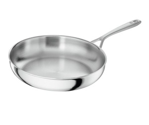 Sartén redonda de diseño moderno, acero inoxidable grueso, mejora de Metal de aluminio, utensilios de cocina comerciales para el hogar para uso en la cocina - Product Image 1