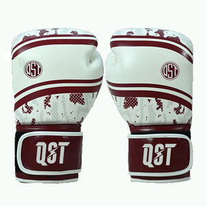 Gant d'entraînement de boxe en cuir de qualité supérieure avec support de poignet à crochet et boucle Logo personnalisé Gants de boxe robustes et durables - Product Image 6