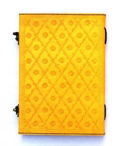 Unique Wicca Grimoire Art Journal Seven Stone Design Dream Leather con hilo de bloqueo Sillín Costura Encuadernación en espiral - Product Image 2