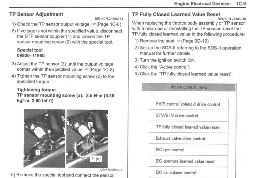 Service Manual for Suzuki Katana GSX-S1000S (2019-2020) - PDF