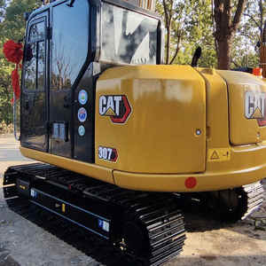 Mini pelle d'occasion Cat 307 de haute qualité multifonctionnelle 7 tonnes Caterpillar 305.5 306 307 Machine d'excavatrice sur chenilles - Product Image 1