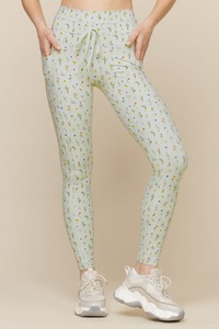 เลกกิ้งออกกำลังกายมีกระเป๋าสำหรับผู้หญิงเลกกิ้งใส่ออกกำลังกายผ้านุ่มใส่สบายแห้งเร็วลายดอกไม้กำหนดได้เอง2025 - Product Image 3